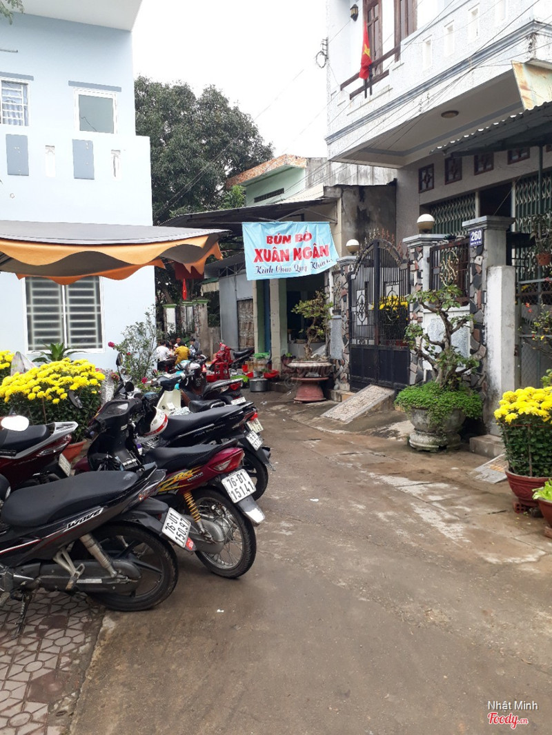 Vị trí trong hẻm của quán