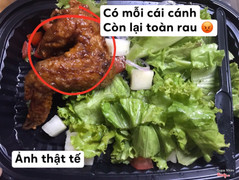 Và đây, phần ăn trị giá 115,500đ 🤪