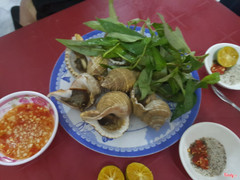 Ốc nhung nướng 