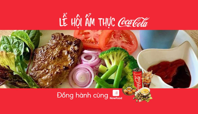 FoodFest - Bàu Hút - Cơm Bò Úc, Mì Xào Bò & Bánh Mì BBQ Bò - Nowfood x Coca