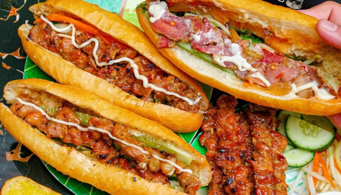 Bánh Mì Thịt Xiên Nướng, Bánh Gối & Ăn Vặt Truyền Thống - Bếp Chóe - Lương Định Của