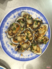 Sò lông nướng mỡ hành