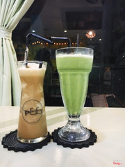 Tiramisu ice blended + Matcha 