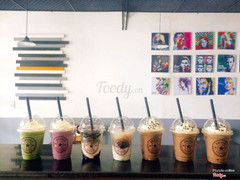 Matcha trà xanh, Smoothies Việt quất