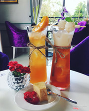 Trà đào cam sả & trà vải hương hoa hồng