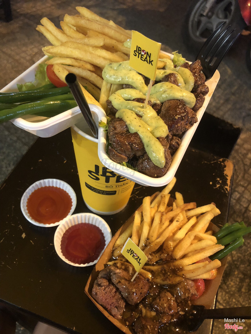 beefsteak sốt tiêu - chanh