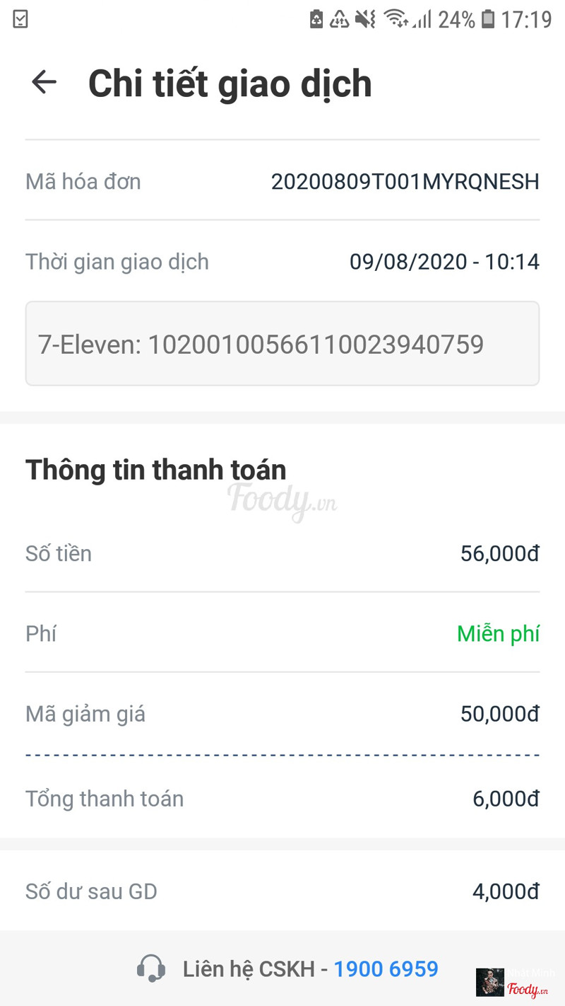 Giảm 50k c&#242;n 6k