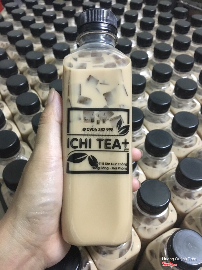 Ts truyền thống thạch chai vuông cao 350ml