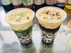 Trà sữa Matcha + Trà sữa Socola kem cheese