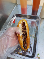 BÁnh mì bò nướng 20k
