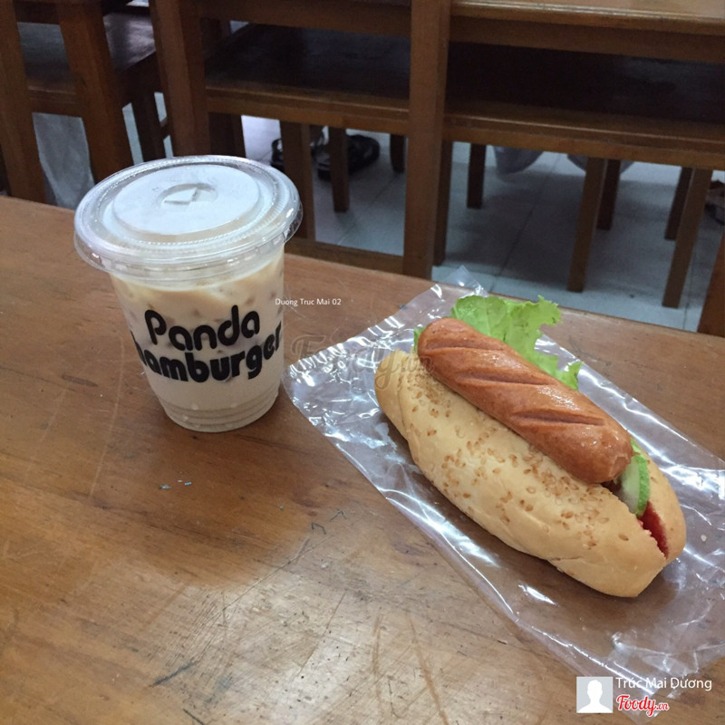 Combo HotDog & Trà Sữa  PANDA HAMBURGER  20K