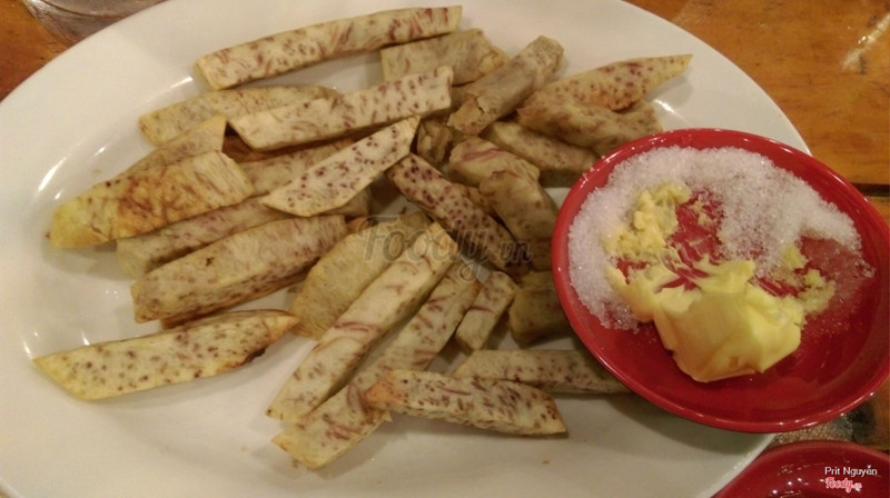 Khoai môn chiên siêu béo