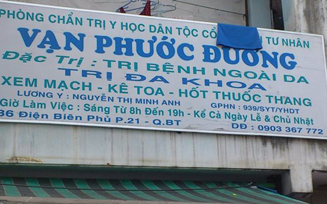 Phòng Chẩn Trị Y Học Dân Tộc Cổ Truyền Vạn Phước Đường