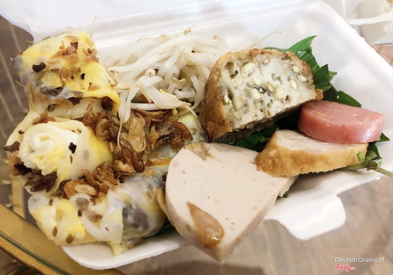 Bánh cuốn trứng thịt