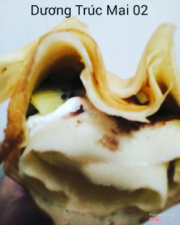 Bánh Crepe Cuốn nhân Kiwi 