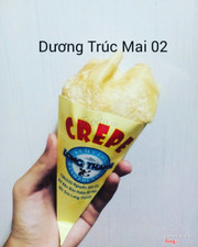 Bánh Crepe Cuộn nhân ngọt 