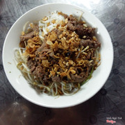 bún bò trộn Nam Bộ