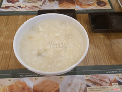 Congee with Pork, Century Egg & Salted Egg