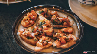 Bruschetta - Bánh mì sốt cà chua