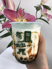 Sữa tươi trân châu đường đen, trân châu mềm thơm không quá ngọt