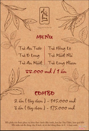 Menu trà Chính Long