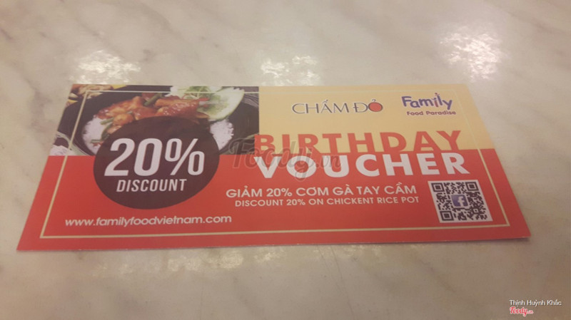 Birthday Voucher Chấm Đỏ