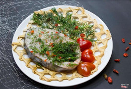 Cá thu hấp thì là