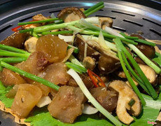 Gân bò nấm đông cô