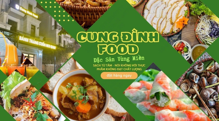 Bánh Tráng Cuốn Heo Quay - Cung Đình Food - Thị Trấn Trâu Qùy