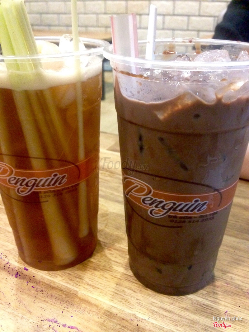 trà vải và trà sữa socola trân châu