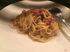 pasta bacon creamy
