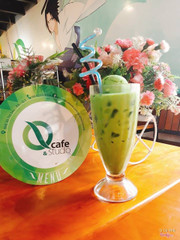 trà sữa matcha+ kem trà sữa