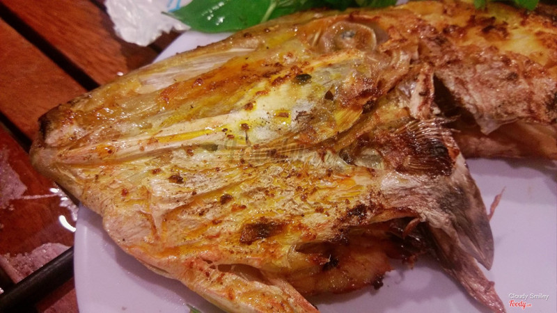 cá da bò nướng muối 105k