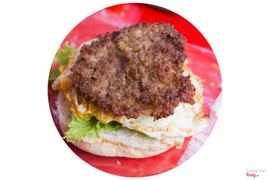 Bò Trứng tại Burger Sài Gòn