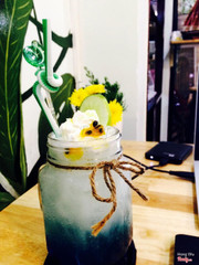 "Soda blue sky "thêm ít xanh cho chiều mưa Sài Gòn :)
