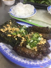 bò cuốn mỡ chài