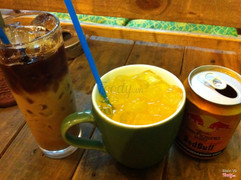 
Cafe sữa & red Bull