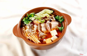 Lẩu kim chi 1 người: 50k