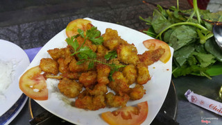 sụn gà chiên muối