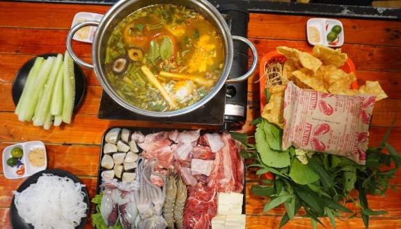 Lẩu Thái Tomyum Bạch Tuộc Nhúng Dấm - Hàng Bún