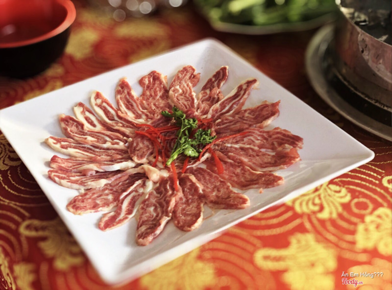 Bò lõi rùa nhúng kim chi 125k