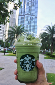 Green tea yogurt frappuccino size Grande