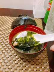 Soup miso tôm