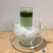 Panna cotta matcha