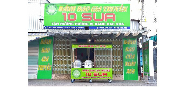 BÁNH BAO GIA TRUYỀN 10 SUA - Tiệm Bánh - 54A1 Trần Nam Phú