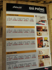 Bảng giá phòng 