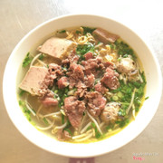 mì bò giò mọc