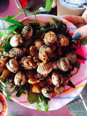 Sò huyết cháy tỏi