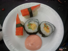 kimbap, sushi: 5 - 10k