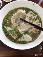 bún mọc sườn non